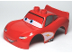 Part No: 88765pb02  Name: Duplo Car Body 2 Top Studs and Spoiler with Cars Lightning McQueen Looking Right Pattern
