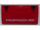 Part No: 88930pb091  Name: Slope, Curved 2 x 4 x 2/3 with Bottom Tubes with 'PORSCHE' and Air Outlets Pattern (Sticker) - Set 75876