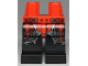 Part No: 970c11pb43  Name: Hips and Black Legs with Ninjago Red Plate Armor and Silver Scale Armor, Belt with Buckles and Red Sash Pattern