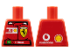 Part No: 973pb0414  Name: Torso Racers Ferrari Front, Vodafone Back (Stickers) with F. Massa Name Pattern