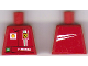 Part No: 973pb0543  Name: Torso Racers Ferrari Front, White Streak Back (Stickers) with F. Massa Name Pattern