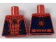Part No: 973pb2769  Name: Torso Spider-Man Costume 9 Dark Blue, Small Spider with Wide Abdomen Pattern