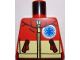 Part No: 973pb4180  Name: Torso Jacket EMT Star of Life Logo Front and Back and Tan Panel Pattern