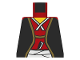 Part No: 973pn1  Name: Torso Castle Ninja Samurai Robe, Sash and Dagger Pattern (Shogun)