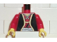 Part No: 973pn1c02  Name: Torso Castle Ninja Samurai Robe, Sash and Dagger Pattern (Shogun) / Red Arms / Yellow Hands