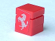Part No: BA270pb01  Name: Stickered Assembly 1 x 1 x 1 with Ferrari Logo, Silver Horse on Red Background Pattern (Sticker) - Set 8156 - 2 Plate 1 x 1, 1 Tile 1 x 1