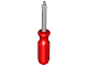 Part No: dt001c01  Name: Duplo, Toolo Tool Handle with Light Gray Screwdriver Shank