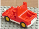 Part No: duptruck01c02  Name: Duplo Truck with 4 x 4 Flatbed Plate and White Base