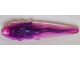 Part No: 1995pb04  Name: Flame / Vapor Trail with Axle Hole and Ovals with Marbled Dark Purple Pattern