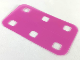 Part No: 46606  Name: Clikits Plastic, Rectangle 5 x 8 1/2 with Rounded Corners and 6 Holes