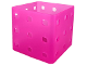 Part No: 48425  Name: Clikits Container 9 x 9 x 6 with 9 Holes on Each Side