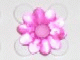 Part No: clikits004u  Name: Clikits, Icon Flower 10 Petals 2 x 2 Small with Pin (Undetermined Type)