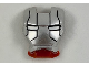 Part No: 10908pb13  Name: Minifigure, Visor Top Hinge with Silver Face Shield, White Eyes, Black Lines on Forehead and Cheeks Pattern (Iron Man Mark 5)