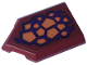 Part No: 22385pb323  Name: Tile, Modified 2 x 3 Pentagonal with Nougat Scales with Dark Purple Skin Background Pattern (Sticker) - Set 71793