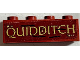 Part No: 3010pb328  Name: Brick 1 x 4 with 'QUIDDITCH' Pattern (Sticker) - Set 75978