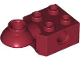 Part No: 48170  Name: Technic, Brick Modified 2 x 2 with Pin Hole and Rotation Joint Ball Half Horizontal