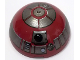 Part No: 86500pb01  Name: Cylinder Hemisphere 4 x 4 with R4-P17 Astromech Droid Pattern