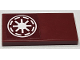 Part No: 87079pb1616  Name: Tile 2 x 4 with White SW Galactic Republic Logo Pattern (Sticker) - Set 75354