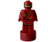 Part No: 90398pb052  Name: Minifigure, Utensil Statuette / Trophy with Ninjago Kai with Gold and Red Robe and Ninjago Logogram Letter K Pattern