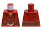 Part No: 973pb1278  Name: Torso LotR Elven Coat with Reddish Brown Leaf Buttons and Belt Pattern