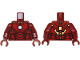 Part No: 973pb6116c01  Name: Torso Armor with Metallic Light Blue and White Circle Arc Reactor, Red Panels, Gold Trim on Back Pattern (Iron Man Mark 4) / Dark Red Arms / Dark Red Hands