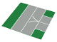 Part No: 2360px2  Name: Baseplate, Road 32 x 32 7-Stud T Intersection with Runway 'V' Narrow Pattern