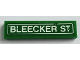 Part No: 2431pb0630  Name: Tile 1 x 4 with 'BLEECKER ST' Pattern (Sticker) - Set 76108