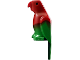 Part No: 2546p02  Name: Bird, Parrot with Small Beak with Marbled Red Pattern