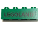Part No: 3010pb364  Name: Brick 1 x 4 with Black 'LEGOLAND' Pattern (Sticker) - Set 40166