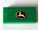 Part No: 3069pb1334  Name: Tile 1 x 2 with John Deere Logo Pattern (Sticker) - Set 42168