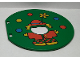 Part No: 31193pb02  Name: Duplo Ball Tube Exit Door with Juggling Clown Pattern