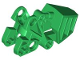 Part No: 32475  Name: Bionicle Foot with Ball Joint Socket 3 x 6 x 2 1/3, Rounded Tops