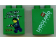 Part No: 4066pb332  Name: Duplo, Brick 1 x 2 x 2 with Agents After Dark 2009 Legoland Windsor Pattern