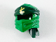 Part No: 40925pb12  Name: Minifigure, Headgear Ninjago Wrap Type 4 with Molded Dark Green Headband and Printed Gold Ninjago Logogram Letter L Pattern