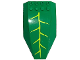Part No: 45705pb034  Name: Windscreen 10 x 6 x 2 Curved with Lime Mandrake Leaf Veins Pattern (Sticker) - Set 76433