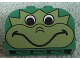 Part No: 4744px13  Name: Slope, Curved 4 x 2 x 2 Double with 4 Studs with Frog Face Pattern