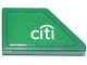 Part No: 5091pb020  Name: Tile, Modified 1 x 2 Wedge Left with White 'citi' Logo Pattern (Sticker) - Set 76925