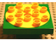 Part No: 54308c01  Name: Duplo Turntable 4 x 4 Base with Yellow Top Plate