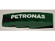 Part No: 61678pb186L  Name: Slope, Curved 4 x 1 with White 'PETRONAS' Pattern Model Left Side (Sticker) - Set 75883