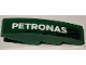 Part No: 61678pb186R  Name: Slope, Curved 4 x 1 with White 'PETRONAS' Pattern Model Right Side (Sticker) - Set 75883