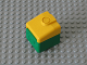Part No: 6409c01  Name: Duplo, Train Locomotive Cabin Nose with Yellow Top