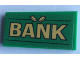 Part No: 87079pb0839  Name: Tile 2 x 4 with 'BANK' Pattern (Sticker) - Set 60140