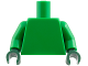 Part No: 973c100  Name: Torso Plain / Green Arms / Dark Green Hands
