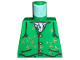 Part No: 973pb0161  Name: Torso Harry Potter Gilderoy Green Vest Pattern