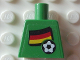 Part No: 973pb0994  Name: Torso Soccer German Goalie, German Flag Sticker Front, White Number Sticker Back Pattern (specify number in listing)