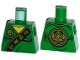 Part No: 973pb1913  Name: Torso Ninjago Robe with Gold Asian Characters on Black Sash and Lloyd Power Emblem Pattern