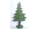 Part No: FTPineH  Name: Plant, Tree Flat Pine painted with hollow base