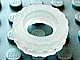 Part No: 51011u  Name: Tire 17.5mm D. x 6mm with Shallow Staggered Treads (Undetermined Type)