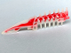 Part No: 63149pb01  Name: Bionicle Weapon Spined Long Blade with Marbled Red Pattern (Krika)