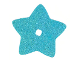 Part No: clikits298pb01  Name: Clikits, Icon Accent Foil Star 8 1/4 x 8 1/4 with Textured Iridescent Pattern
